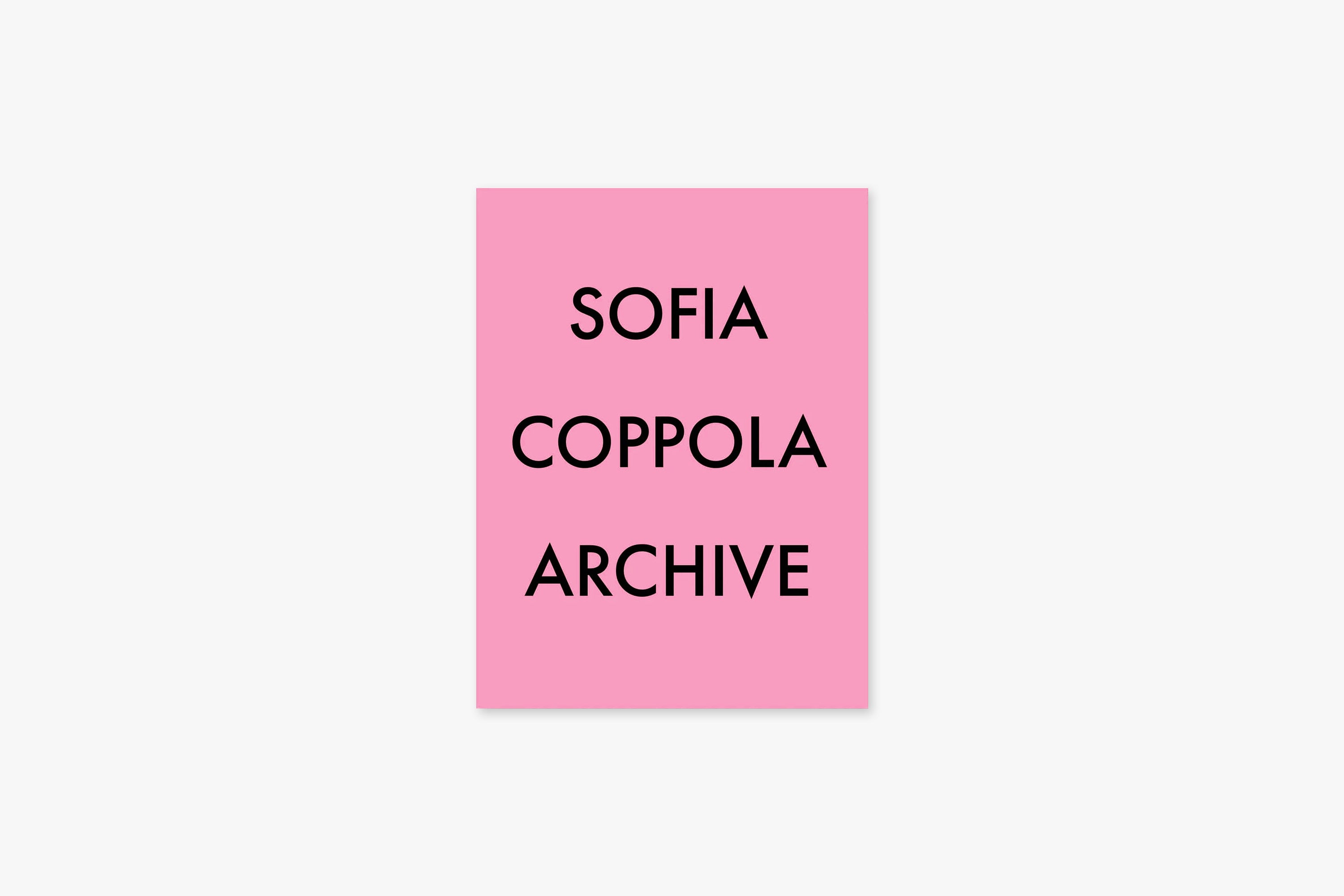 Sofia Coppola: Archive (Pre-order)