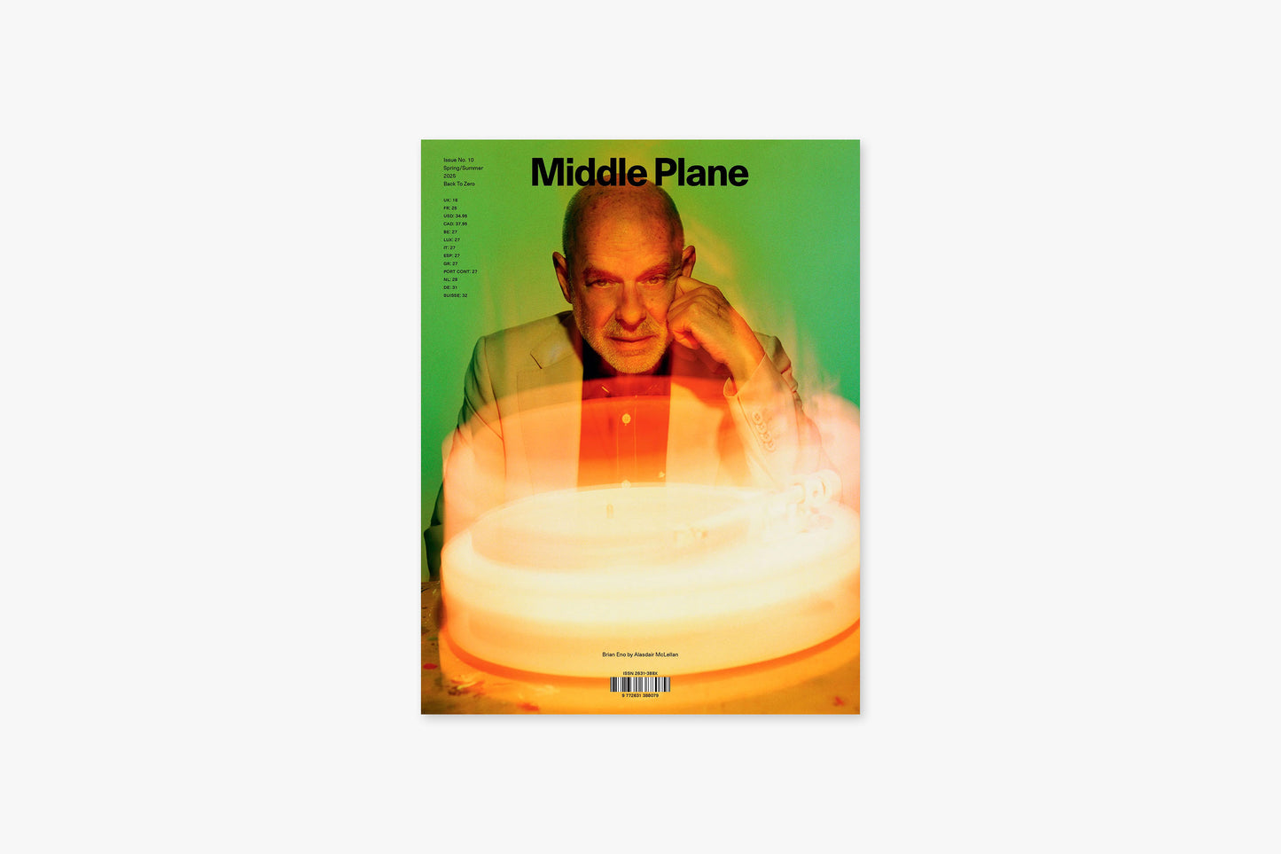 Middle Plane Issue 10: Brian Eno by Alasdair McLellan