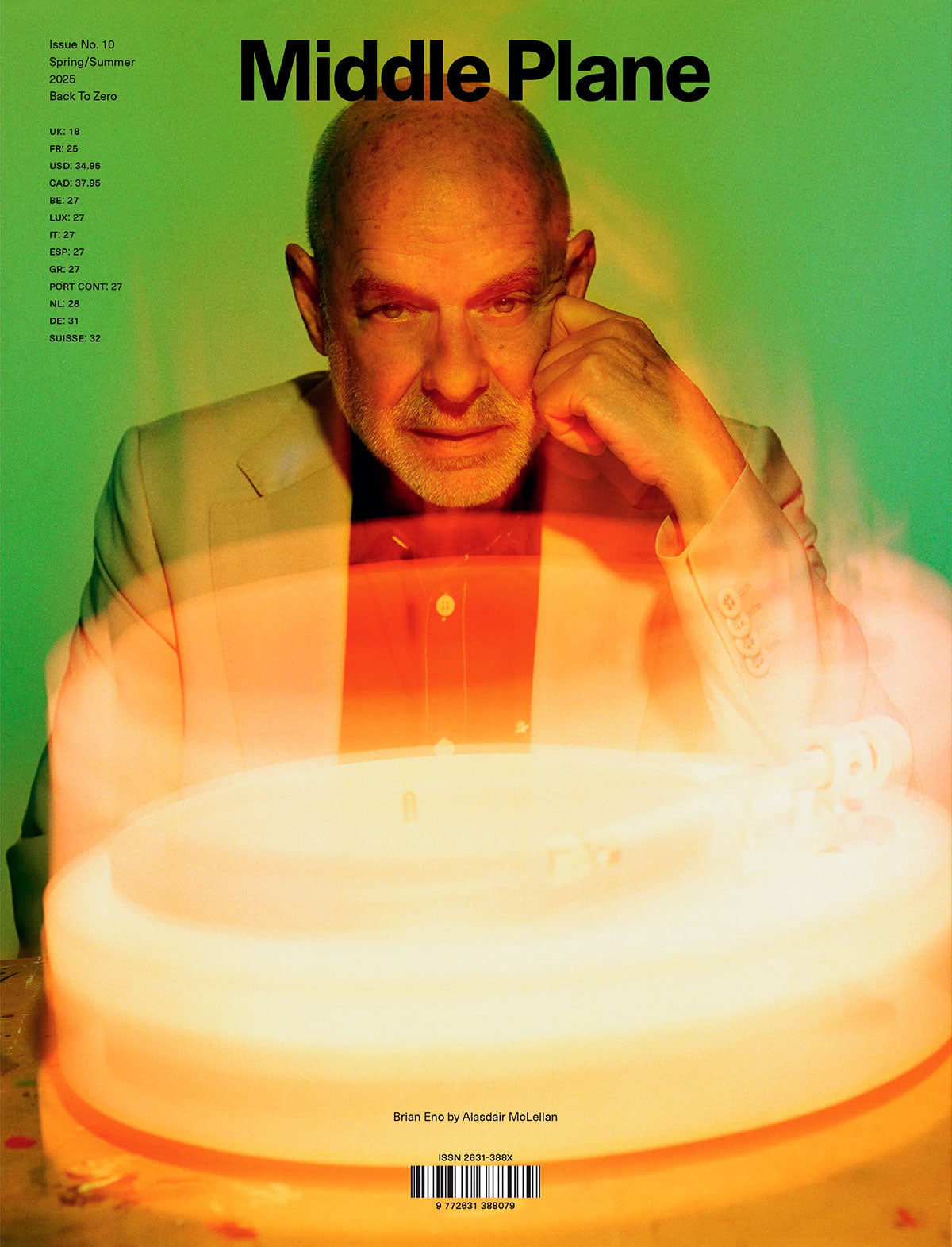 Middle Plane Issue 10: Brian Eno by Alasdair McLellan
