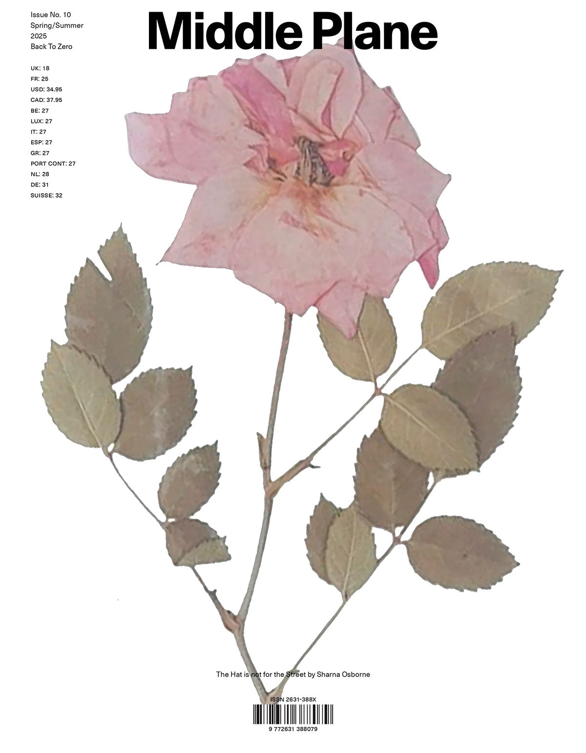 Middle Plane Issue 10: The Hat is not for the Street by Sharna Osborne