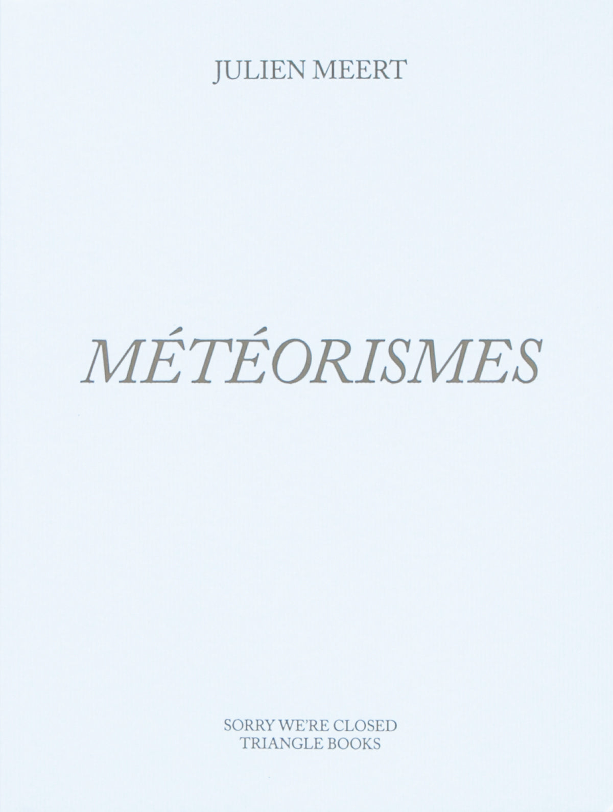 Météorismes