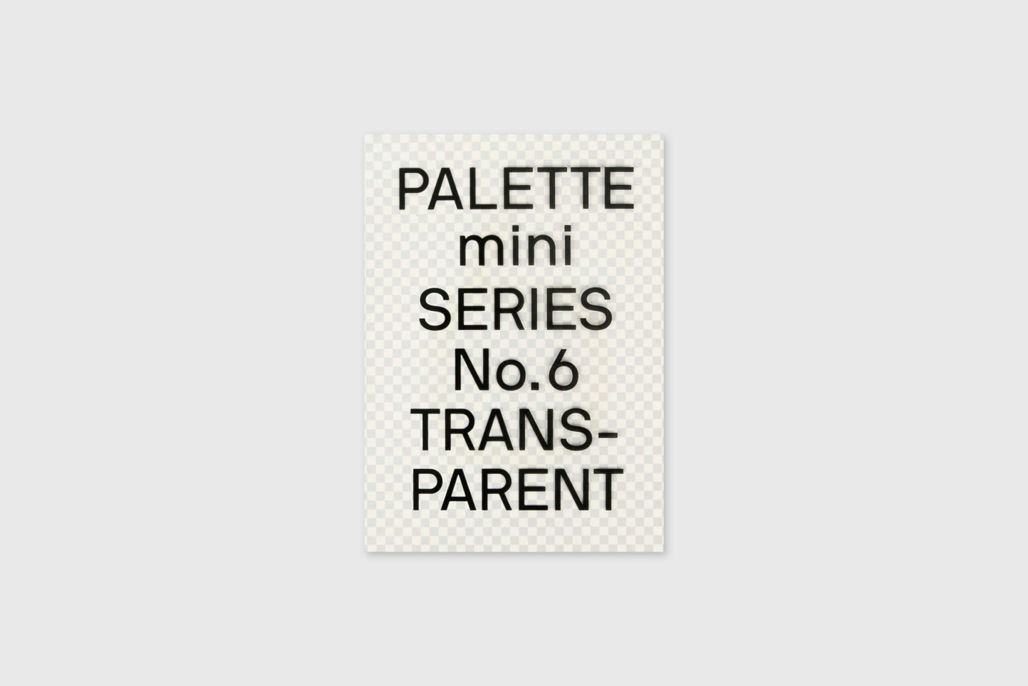 Palette mini 06: Transparent