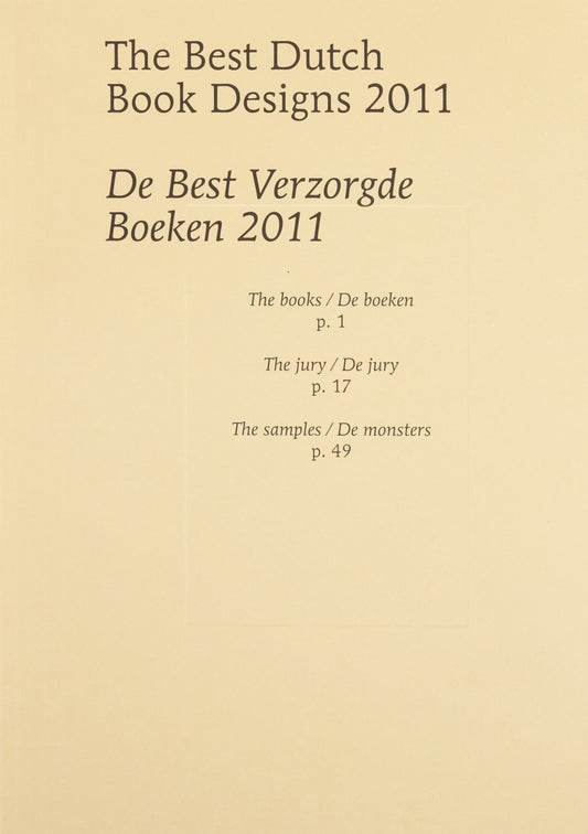 Best Dutch Book Designs 2011