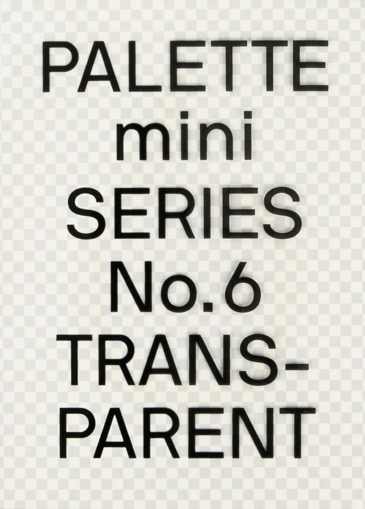 Palette mini 06: Transparent