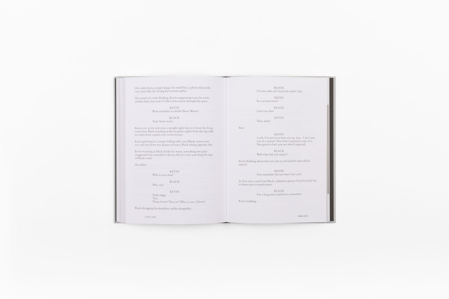 Moonlight Screenplay Book