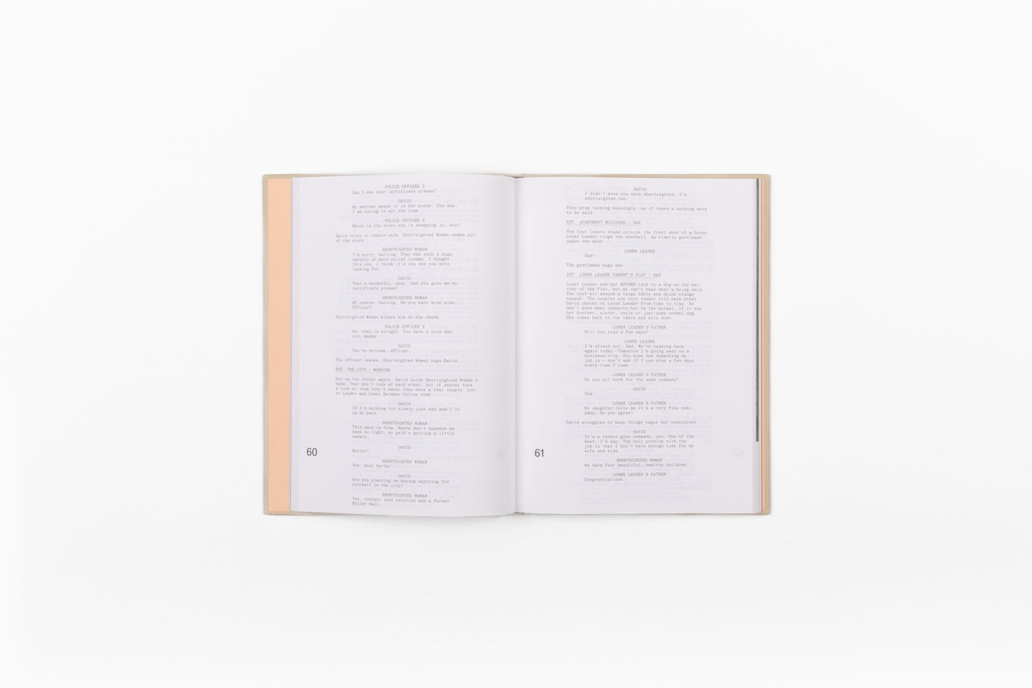 The Lobster Screenplay Book