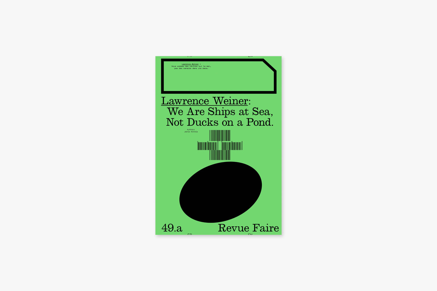 Faire: Lawrence Weiner #49