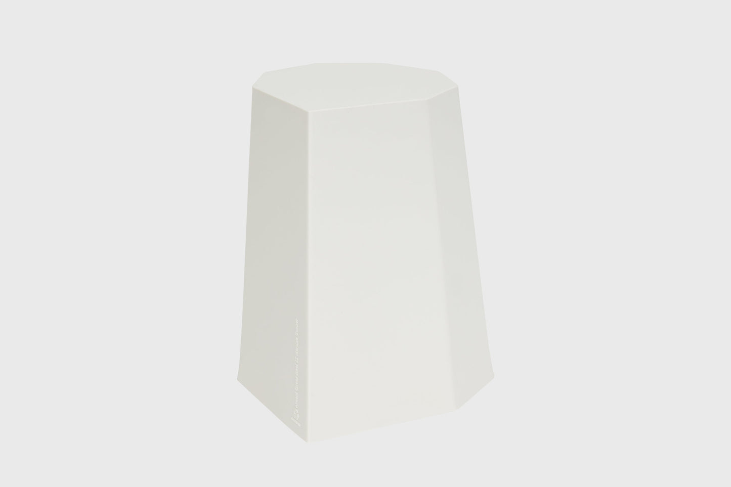 Refurbished Arnold Circus Stool — White Ivory