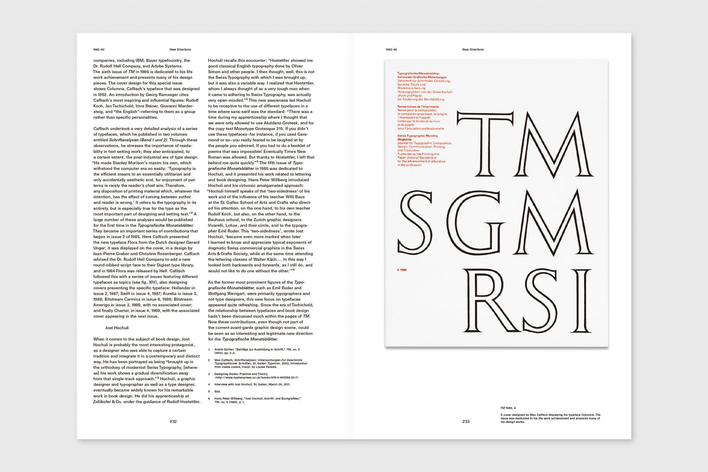 30 Years of Swiss Typographic Discourse in the Typografische Monatsblätter: TM RSI SGM 1960-90