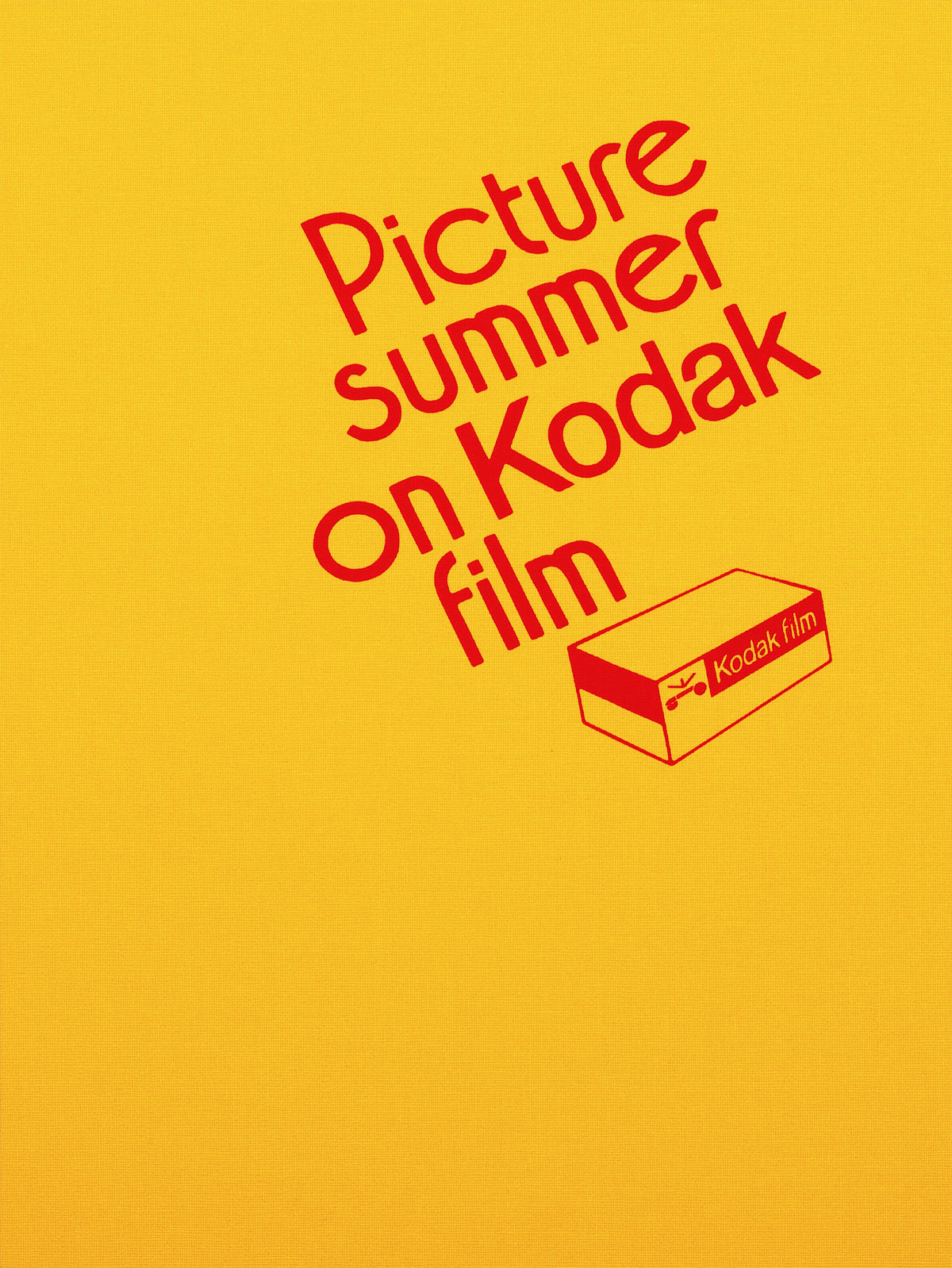 Picture Summer on Kodak Film